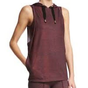NWT Varley Sleeveless Open Back Sport Hoodie